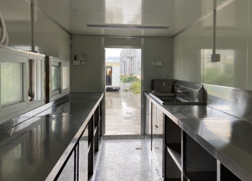 concession trailer for coffee shop with commercial kitchen equipmenrt
